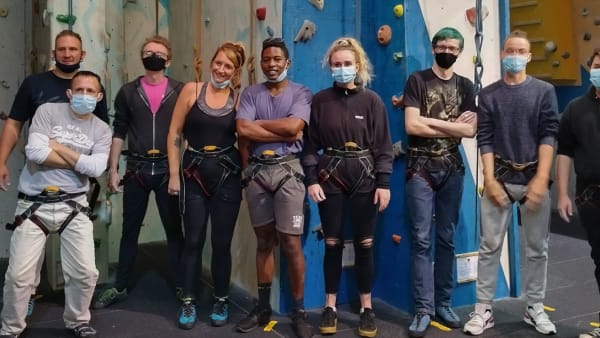 Rock Climbing with the Vocational Development Project